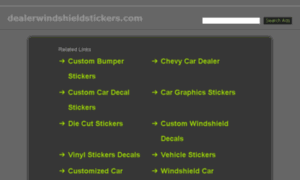 Dealerwindshieldstickers.com thumbnail