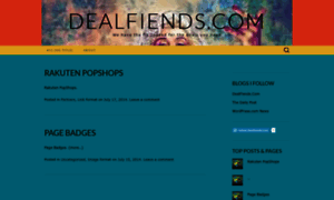 Dealfiends.wordpress.com thumbnail