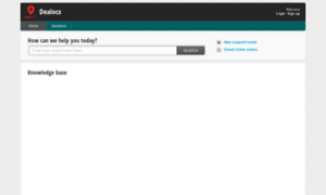 Dealocx.freshdesk.com thumbnail