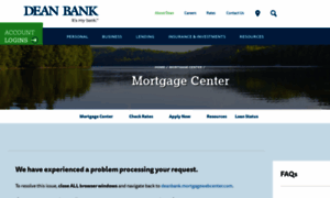 Deanbank.mortgagewebcenter.com thumbnail