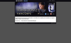 Deankoontz.fancorps.com thumbnail