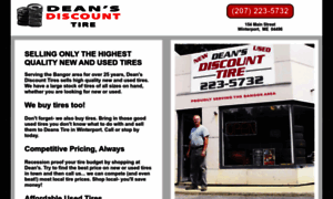 Deansdiscounttire.com thumbnail