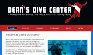 Deansdivecenter.com thumbnail