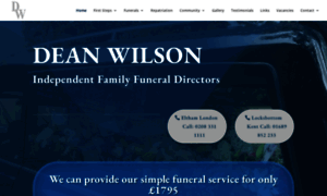 Deanwilsonfunerals.co.uk thumbnail