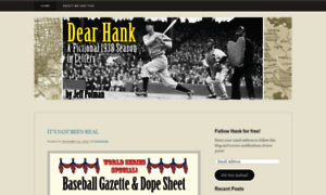 Dearhank.wordpress.com thumbnail