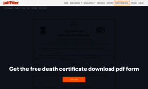 Death-certificate-form.pdffiller.com thumbnail