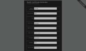 Death-certificate-generator.herokuapp.com thumbnail