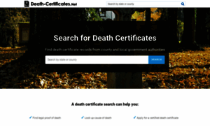 Death-certificates.net thumbnail