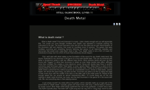 Deathmetal.thrashmageddon.com thumbnail
