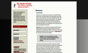 Deathpenaltycurriculum.org thumbnail