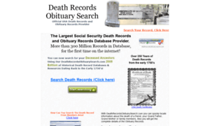 Deathrecordsobituarysearch.com thumbnail