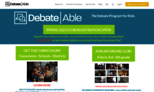 Debateablekids.com thumbnail