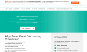 Debenhamstravelinsurance.com thumbnail