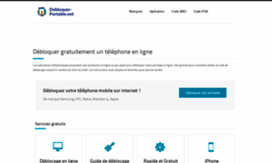 Debloquer-portable.net thumbnail