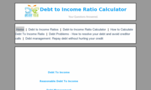 Debt-to-income-ratio-calculator.com thumbnail