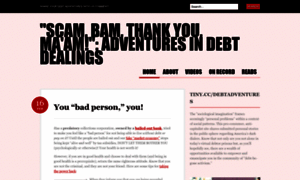 Debtadventures.wordpress.com thumbnail