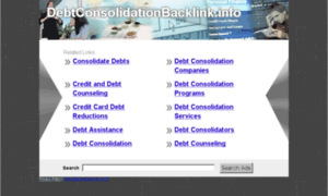 Debtconsolidationbacklink.info thumbnail