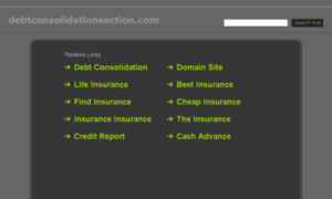 Debtconsolidationsection.com thumbnail