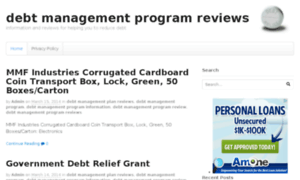 Debtmanagementprogramreviews.com thumbnail