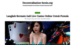 Decentralisation-benin.org thumbnail