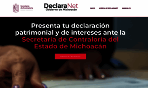 Declaranet.michoacan.gob.mx thumbnail