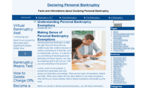Declaringpersonalbankruptcy.net thumbnail