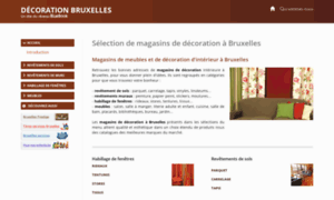 Decoration-bruxelles.be thumbnail