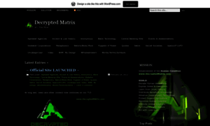 Decryptedmatrix.wordpress.com thumbnail