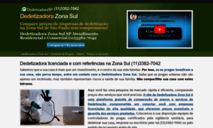 Dedetizadorazonasul.com thumbnail