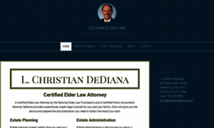 Dedianaelderlaw.com thumbnail