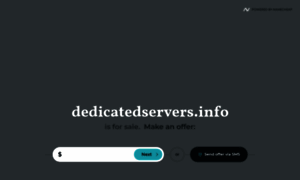 Dedicatedservers.info thumbnail