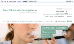 Deelektronischesigaret.webshopapp.com thumbnail