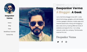 Deepankerverma.com thumbnail