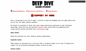 Deepdivegamestudio.itch.io thumbnail