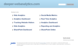 Deeper-webanalytics.com thumbnail