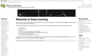 Deeplearning.net thumbnail