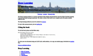 Deeplearningbook.org thumbnail