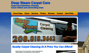 Deepsteamcarpetcare.com thumbnail