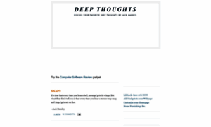 Deepthoughtsgadget.blogspot.fr thumbnail