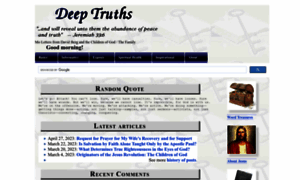 Deeptruths.com thumbnail