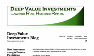 Deepvalueinvestments.wordpress.com thumbnail