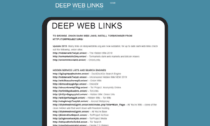 Deepweblinks.org thumbnail