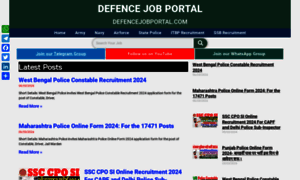 Defencejobportal.com thumbnail