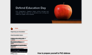 Defendeducationday.org thumbnail