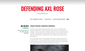 Defendingaxlrose.com thumbnail