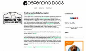 Defendingdog.com thumbnail