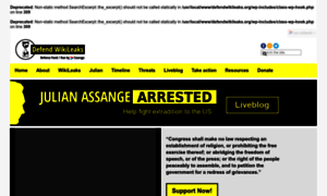 Defendwikileaks.org thumbnail