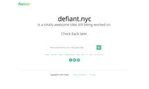 Defiant.nyc thumbnail