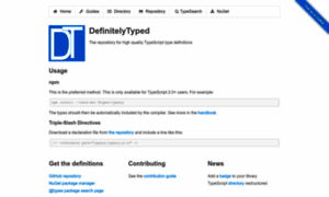 Definitelytyped.github.io thumbnail