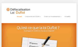 Defiscalisation-loi-duflot.fr thumbnail